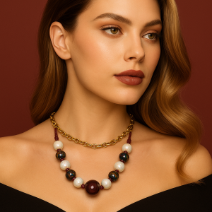 Collar AURORA CARMESÍ